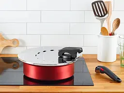 Tefal Кришка із захистом від розбризкування Ingenio 20-28 см нержавіюча сталь пластик - мініатюра 3