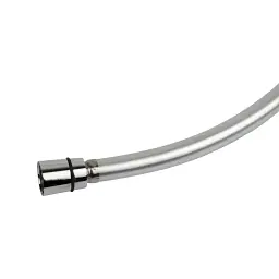 Шланг для душа AQUATICA 1/2" PVC 3-х шаровий з підшипником сріблястий (XB-0173) - мініатюра 3