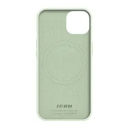 Силиконовый чехол с MagSafe для Apple iPhone 15, ICON2 MagCase, зеленый, противоударный, панель с мягкой подкладкой, защита всего корпуса, поддержка беспроводной зарядки, совместим с защитными стеклами и пленками, ArmorStandart (ARM77010) - мініатюра 2