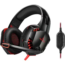 Ігрові навушники REAL-EL GDX-8100 Black/Red (EL124100055) [112568]