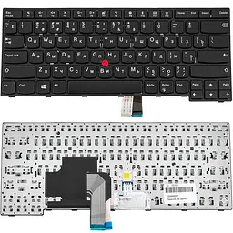 Клавіатура для ноутбука LENOVO (ThinkPad: E470, E475) rus, black - мініатюра 2