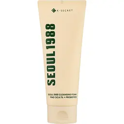 Пінка для обличчя K-Secret Seoul 1988 Cleansing Foam Pine Cica 1% + Probiotics очищувальна з комплексом CICA та BHA 150 мл