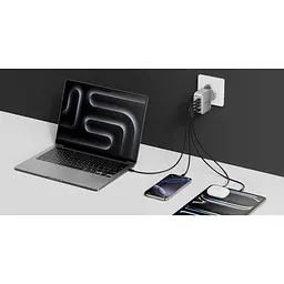 Мережевий зарядний пристрій EcoFlow RAPID Pro Charger 140W (EFA-140W-GAN-CHARGER-EU) [143063] - мініатюра 2