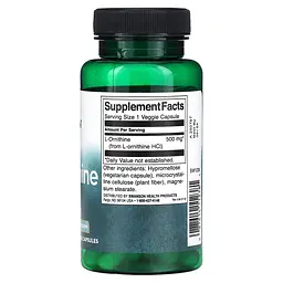 Амінокислота Swanson L-Ornithine 500 mg 60 капсул - мініатюра 2