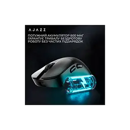 Мишка Ajazz AJ179 V2 MAX Wireless/Bluetooth/USB Black (AJ179-V2-MAX-B) - мініатюра 9