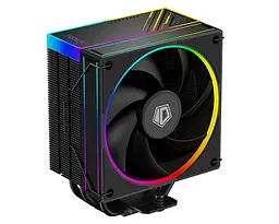 Кулер для процесора ID-Cooling FROZN A410 ARGB, Black, 120 мм, 4 теплових трубок, алюміній/мідь, 500±200 ~ 2000±10% RPM, 29.85dB(A) Max, Intel: 1851, 1700, 1200, 115x, AMD: AM4/AM5, 152х75х120 мм, 4-pin PWM, ARGB, до 220 Вт
