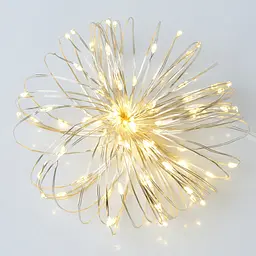 Гірлянда YES! Fun Нитка на мідному дроті 100 LED Тепло-біла 10 м Статична USB (975035)