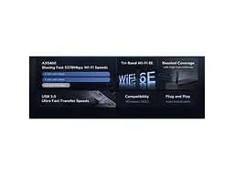Wi-Fi адаптер CUDY WU5400 - мініатюра 12
