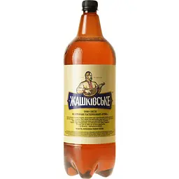 Пиво Жашківське М'яке, світле, фільтроване, 4,5%, 1,8 л - мініатюра 4