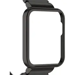 Чохол-бампер DK CDK на 18мм Stainless Steel для Xiaomi Redmi Watch (014501) (black) - мініатюра 3