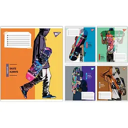 Упаковка зошитів Yes Skate is always учнівський загальний 10 шт./60 лін. (767816)
