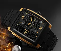 Наручний годинник Durable Skmei 1274 золотий - мініатюра 2