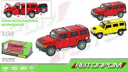Автомодель Автопром Hummer H3 1:24, звук, світло, двері - мініатюра 2