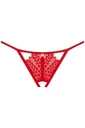 Стрінги Obsessive Ingridia otwarte (Червоний, M/L) Obsessive 100408 96988 - мініатюра 5