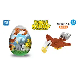 Конструктор Mindbox JUNGLE STORY в яйце в асорт (K31A) - мініатюра 4