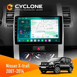 Штатна магнітола Nissan X-Trail 2007-2014 Cyclone C10-013 4x64 DSP 4G Cyclone (НФ-00006167)