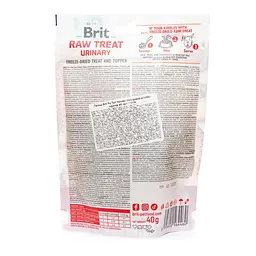 Ласощі для собак Brit Raw Treat freeze-dried Urinary для профілактики сечокам'яної хвороби, індичка, 40 г - мініатюра 3