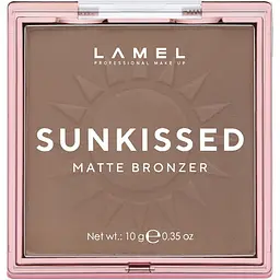 Пудра бронзер для обличчя Lamel Sunkissed Matte Bronzer відтінок 402, 10 г - мініатюра 5