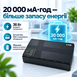 Пристрій безперебійного живлення TTN DC-1036P 36W 20000mAh (DCSL-1036PC_20000) - мініатюра 8