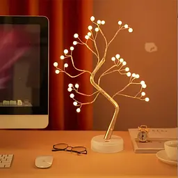 Настільний декоративний світильник Bonsai Tree · LED нічник лампа Дерево - мініатюра 5