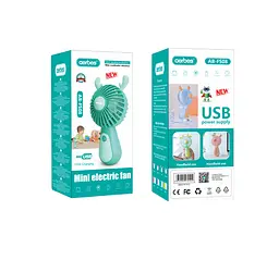 Ручний зарядний вентилятор Menglu AB-FS08 - портативний USB-вентилятор