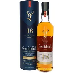 Уцінка. Віскі Glenfiddich Single Malt Scotch 18 yo в подарунковій упаковці 40% 0.7 л (476800) 