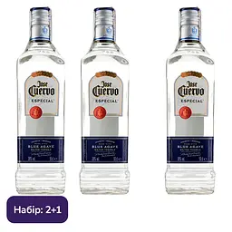 Текіла Jose Cuervo Especial Silver 38% 1.5 л (0.5 л x 3 шт.)