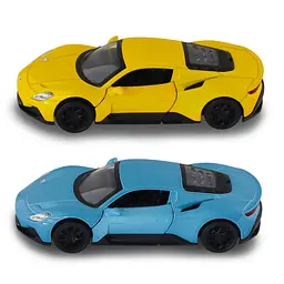 Автомодель TechnoDrive Maserati MC20 синій жовтий (250950) - мініатюра 3