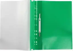Папка-швидкозшивач E38504-04 Economix Light з прозорим верхом А4 з перфорацією глянець, зелений (4044572385185) - мініатюра 2