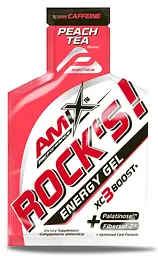 Передтренувальний комплекс AMIX Performance Rock´s Gel with Caffeine, 32 грам - Персиковий чай