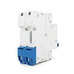 Автоматичний вимикач постійного струму CHNT NB1-63DC 2P C6 DC500V, 6A, 6kA, DIN, 86*36*49.5mm - мініатюра 2