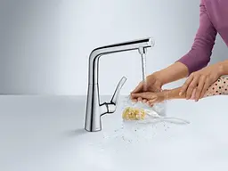 Змішувач для кухні Hansgrohe Metris Select 260 260 14847000 Хром - мініатюра 2