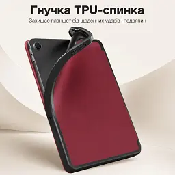 Чохол до планшета BeCover Flexible TPU Matte Xiaomi Redmi Pad 2 SE 9.7" (2026) Red Wine (716155) - мініатюра 4
