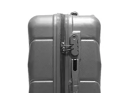 Валіза велика L ABS-пластик Milano bag 147M 76×51×31см 115л Срібна
