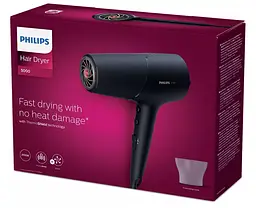 Фен для волосся Philips 5000 series, чорний (BHD504/00) - мініатюра 6