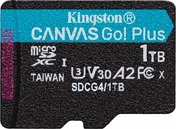 Карта пам'яті Kingston MicroSDXC 1TB Canvas Go! Plus class 10 UHS-I U3 V30 A2 (SDCG4/1TBSP)