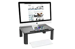 Digitus Підставка для монітора Ergonomic Monitor Riser, до 10кг, чорна - мініатюра 4