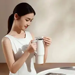 Термокухоль Mijia Sippy Cup 1л White (BHR07R3CN) [147220] - мініатюра 5