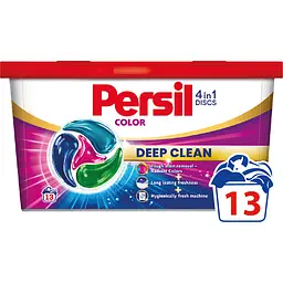 Диски для прання Persil Color 4 in 1 Discs Deep Clean 13 циклів прання