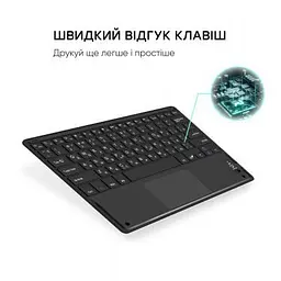Чохол до планшета Airon Premium iPad Air 4 10.9" Bluetooth keyboard touchpad (4822352781051) - мініатюра 7