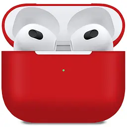Чохол для навушників MAKE Apple AirPods 3 Silicone Red