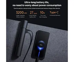 Ліхтар MiJia Multi Functional Strong Light Flashlight (N613) (BHR7668CN) - мініатюра 2