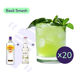 Коктейль Basil Smash (набір інгредієнтів) х20 на основі Gordon's