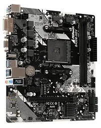 Материнська плата AsRock B450M-HDV R4.0 (B450M-HDV R4.0) (Socket AM4, AMD B450, Micro-ATX) - мініатюра 2