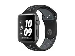 Смарт-годинник Apple Watch Nike+ 38mm Space Gray Aluminum Case with Black/Cool Gray Nike Sport Band (MNYX2)