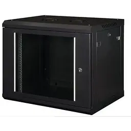 Шафа настінна Hypernet 15U 19" 600x600 ProLine (PL-WMNC66-15U-BLACK)