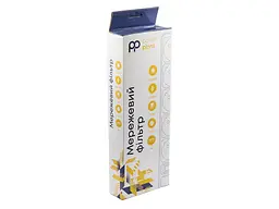 Мережевий фільтр PowerPlant JY-1056/3 5 розеток (PPSA10M30S5B) білий - мініатюра 2