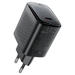 Сітчасте зарядне пристрій ACEFAST A112 PD45W GaN single USB-C charger (EU) Чорний
