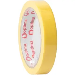 Скотч Optima малярный 18 мм х 27 м, желтый (O45340)
