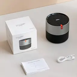 Зволожувач повітря з підсвічуванням WX107 Type-C/5V USB 230ml Black Epik teh0029811 - мініатюра 4